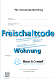 Freischaltcodes für Mietvertrag - Wohnraum